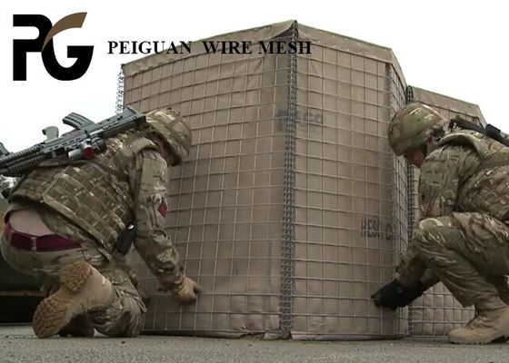 Anti Explosion  Defensive Barriers , 4mm Military Sand Wall  Barrier