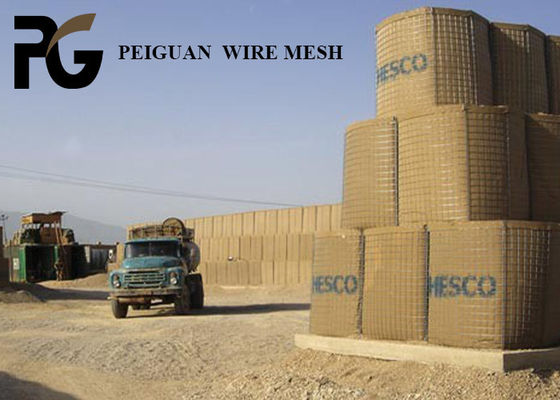 Anti Explosion  Defensive Barriers , 4mm Military Sand Wall  Barrier