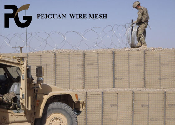 Anti Explosion  Defensive Barriers , 4mm Military Sand Wall  Barrier